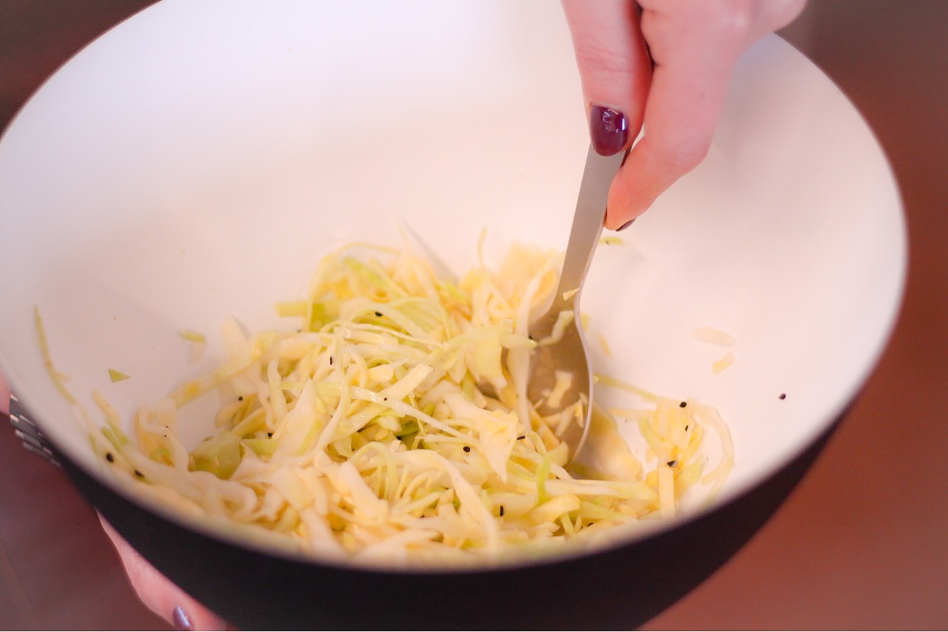Salade de chou blanc façon resto japonais FouettMagic